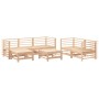 Juego de muebles de jardín 7 piezas madera maciza de pino de , Conjuntos de jardín - Ref: Foro24-3186193, Precio: 405,34 €, D...