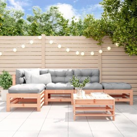 Juego de muebles de jardín 6 pzas madera maciza abeto Douglas de , Conjuntos de jardín - Ref: Foro24-3186331, Precio: 335,68 ...