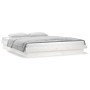 Estructura de cama con LED madera maciza blanca 180x200 cm de , Camas y somieres - Ref: Foro24-819988, Precio: 186,65 €, Desc...