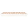 Estructura de cama con LED madera maciza blanca 180x200 cm de , Camas y somieres - Ref: Foro24-819988, Precio: 186,65 €, Desc...
