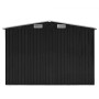 Caseta de jardín metal antracita 257x489x181 cm de vidaXL, Cobertizos - Ref: Foro24-143350, Precio: 555,52 €, Descuento: %