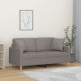 Sofá de 2 plazas con cojines tela gris taupe 140 cm de , Sofás - Ref: Foro24-3200916, Precio: 225,29 €, Descuento: %
