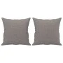 Sofá de 2 plazas con cojines tela gris taupe 140 cm de , Sofás - Ref: Foro24-3200916, Precio: 221,64 €, Descuento: %