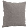 Sofá de 2 plazas con cojines tela gris taupe 140 cm de , Sofás - Ref: Foro24-3200916, Precio: 225,29 €, Descuento: %
