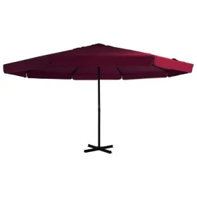 Sombrilla de jardín con palo de aluminio rojo burdeos 500 cm de vidaXL, Sombrillas - Ref: Foro24-44476, Precio: 295,09 €, Des...