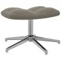 Silla de relajación con reposapiés terciopelo gris claro de , Sillones - Ref: Foro24-328128, Precio: 182,96 €, Descuento: %