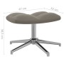 Silla de relajación con reposapiés terciopelo gris claro de , Sillones - Ref: Foro24-328128, Precio: 186,26 €, Descuento: %