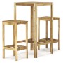 Set de bar de jardín 3 piezas madera de pino impregnada de , Conjuntos de jardín - Ref: Foro24-3096639, Precio: 118,43 €, Des...
