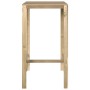 Set de bar de jardín 3 piezas madera de pino impregnada de , Conjuntos de jardín - Ref: Foro24-3096639, Precio: 118,43 €, Des...