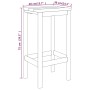 Set de bar de jardín 3 piezas madera de pino impregnada de , Conjuntos de jardín - Ref: Foro24-3096639, Precio: 118,43 €, Des...