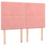 Cabeceros 4 unidades terciopelo rosa 72x5x78/88 cm de , Cabeceros y pies de cama - Ref: Foro24-3116245, Precio: 94,62 €, Desc...