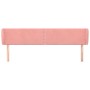 Cabecero de terciopelo rosa 163x23x78/88 cm de , Cabeceros y pies de cama - Ref: Foro24-3117063, Precio: 65,63 €, Descuento: %
