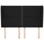 Headboard with black fabric ears 147x23x118/128 cm by , Headboards and footboards - Ref: Foro24-3117816, Price: 100,09 €, Dis...