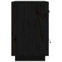 Mesita de noche madera maciza de pino negro 40x34x55 cm de vidaXL, Mesitas de noche - Ref: Foro24-818313, Precio: 50,55 €, De...