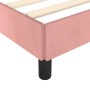 Estructura de cama con cabecero de terciopelo rosa 140x200 cm de , Camas y somieres - Ref: Foro24-3125701, Precio: 220,44 €, ...