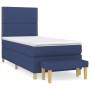 Cama box spring con colchón tela azul 80x200 cm de , Camas y somieres - Ref: Foro24-3137035, Precio: 334,87 €, Descuento: %