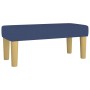Cama box spring con colchón tela azul 80x200 cm de , Camas y somieres - Ref: Foro24-3137035, Precio: 334,87 €, Descuento: %