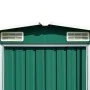 Caseta de jardín metal verde 257x489x181 cm de vidaXL, Cobertizos - Ref: Foro24-143348, Precio: 573,36 €, Descuento: %