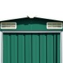 Caseta de jardín metal verde 257x489x181 cm de vidaXL, Cobertizos - Ref: Foro24-143348, Precio: 587,14 €, Descuento: %