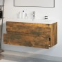 Mueble de baño con lavabo madera contrachapada roble ahumado de , Tocadores de baño - Ref: Foro24-3152888, Precio: 333,72 €, ...
