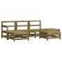 Juego de muebles de jardín 6 pzas madera de pino impregnada de , Conjuntos de jardín - Ref: Foro24-3186325, Precio: 302,49 €,...