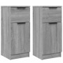 Aparadores 2 uds madera contrachapada gris Sonoma 30x30x70 cm de , Aparadores - Ref: Foro24-817003, Precio: 104,01 €, Descuen...