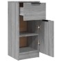 Aparadores 2 uds madera contrachapada gris Sonoma 30x30x70 cm de , Aparadores - Ref: Foro24-817003, Precio: 104,01 €, Descuen...
