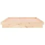 Estructura de cama con LED madera maciza 120x190 cm de , Camas y somieres - Ref: Foro24-820007, Precio: 107,64 €, Descuento: %