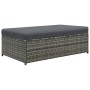Set de muebles de jardín 2 pzas y cojines ratán sintético gris de vidaXL, Sofás de exterior - Ref: Foro24-44483, Precio: 353,...
