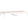 Solid white pine wood sofa bed 80x200 cm by , Beds and slatted bases - Ref: Foro24-820418, Price: 91,71 €, Discount: %
