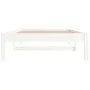 Solid white pine wood sofa bed 80x200 cm by , Beds and slatted bases - Ref: Foro24-820418, Price: 91,71 €, Discount: %