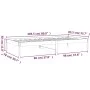 Solid white pine wood sofa bed 80x200 cm by , Beds and slatted bases - Ref: Foro24-820418, Price: 91,71 €, Discount: %