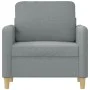 Sillón de tela gris claro 60 cm by , Sofas - Ref: Foro24-359462, Price: 124,28 €, Discount: %