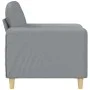 Sillón de tela gris claro 60 cm by , Sofas - Ref: Foro24-359462, Price: 124,28 €, Discount: %