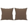 Juego de sofás con cojines 2 piezas tela marrón de , Sofás - Ref: Foro24-3202105, Precio: 439,15 €, Descuento: %