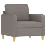 Juego de sofás con cojines 3 piezas tela gris taupe de , Sofás - Ref: Foro24-3202061, Precio: 617,10 €, Descuento: %