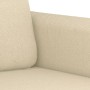 Juego de sofás con cojines 3 piezas tela crema de , Sofás - Ref: Foro24-3202056, Precio: 611,15 €, Descuento: %