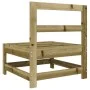 Mittleres Gartensofa aus imprägniertem Massivholz. von , Modulare Sofas für den Außenbereich - Ref: Foro24-825484, Preis: 56,...