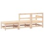 Juego de muebles de jardín 3 piezas madera maciza de pino de , Sofás modulares de exterior - Ref: Foro24-825520, Precio: 155,...