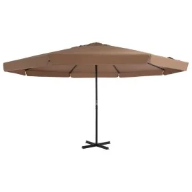 Sombrilla de jardín con palo de aluminio gris taupe 500 cm de vidaXL, Sombrillas - Ref: Foro24-44475, Precio: 283,10 €, Descu...