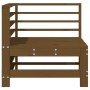 Sofá de esquina de madera maciza de pino marrón miel de , Sofás modulares de exterior - Ref: Foro24-825607, Precio: 84,16 €, ...