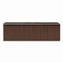Caseta de jardín metal marrón 257x580x181 cm de vidaXL, Cobertizos - Ref: Foro24-143355, Precio: 717,66 €, Descuento: %