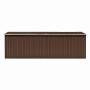 Caseta de jardín metal marrón 257x580x181 cm de vidaXL, Cobertizos - Ref: Foro24-143355, Precio: 741,15 €, Descuento: %