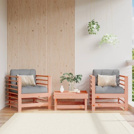 Sillones de jardín 2 unidades madera maciza Douglas de , Sofás modulares de exterior - Ref: Foro24-825630, Precio: 113,21 €, ...