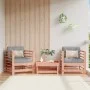 Sillones de jardín 2 unidades madera maciza Douglas by , Modular outdoor sofas - Ref: Foro24-825630, Price: 112,14 €, Discoun...