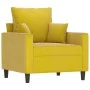 Sillón de terciopelo amarillo 60 cm de , Sofás - Ref: Foro24-359289, Precio: 147,61 €, Descuento: %
