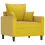 Sillón de terciopelo amarillo 60 cm de , Sofás - Ref: Foro24-359289, Precio: 150,52 €, Descuento: %