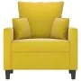Sillón de terciopelo amarillo 60 cm de , Sofás - Ref: Foro24-359289, Precio: 147,61 €, Descuento: %
