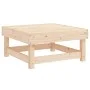 Taburete de jardín madera maciza de pino de , Sofás modulares de exterior - Ref: Foro24-825380, Precio: 49,30 €, Descuento: %