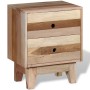 Mesita de noche de madera maciza reciclada de vidaXL, Mesitas de noche - Ref: Foro24-244234, Precio: 96,13 €, Descuento: %